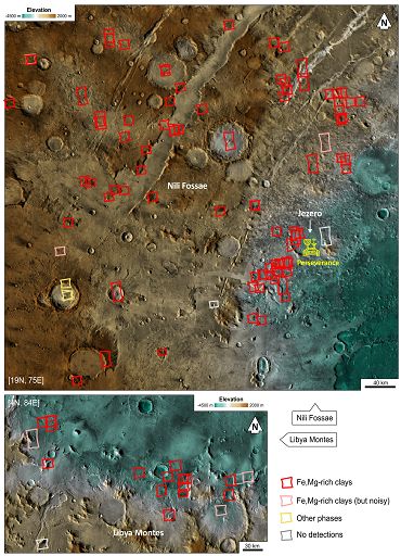 Inaf, il passato acquoso e abitabile di Marte rivelato dalle sue argille