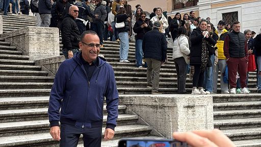 Sanremo, Carlo Conti gira spot del Festival: “Oggi niente annunci”