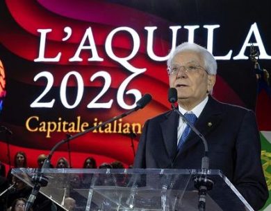 Cultura, Mattarella: L’Aquila capitale 2026, occasione per tutta la comunità
