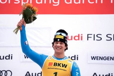 Sci, Giovanni Franzoni terzo nella discesa maschile a Wengen