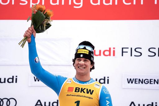 Sci, Giovanni Franzoni terzo nella discesa maschile a Wengen
