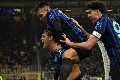 Calcio, Udinese-Inter 0-1, decide Lautaro Martinez