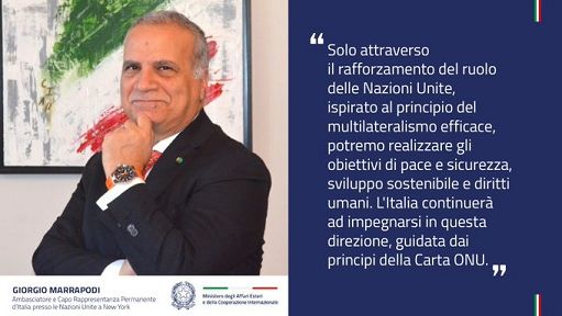 Giorgio Marrapodi nuovo ambasciatore presso le Nazioni Unite