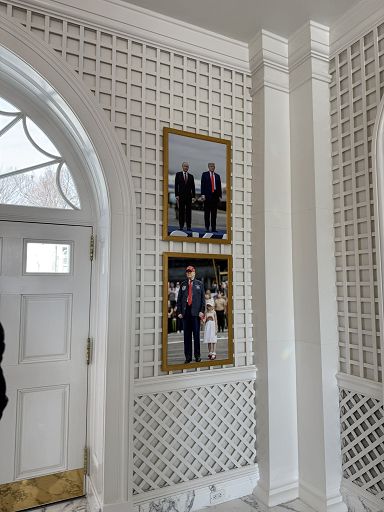 Usa, alla Casa Bianca una foto di Trump con Putin