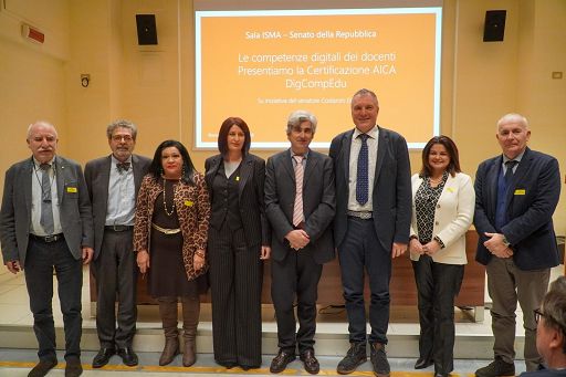 Docenti e competenze digitali, AICA DigCompEdu presentata al Senato