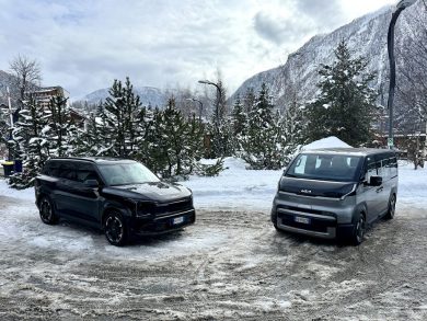Kia lancia due modelli elettrici: C-suv EV5 e veicolo commmerciale PV5