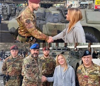 Meloni visita militari: nessun depotenziamento Strade sicure