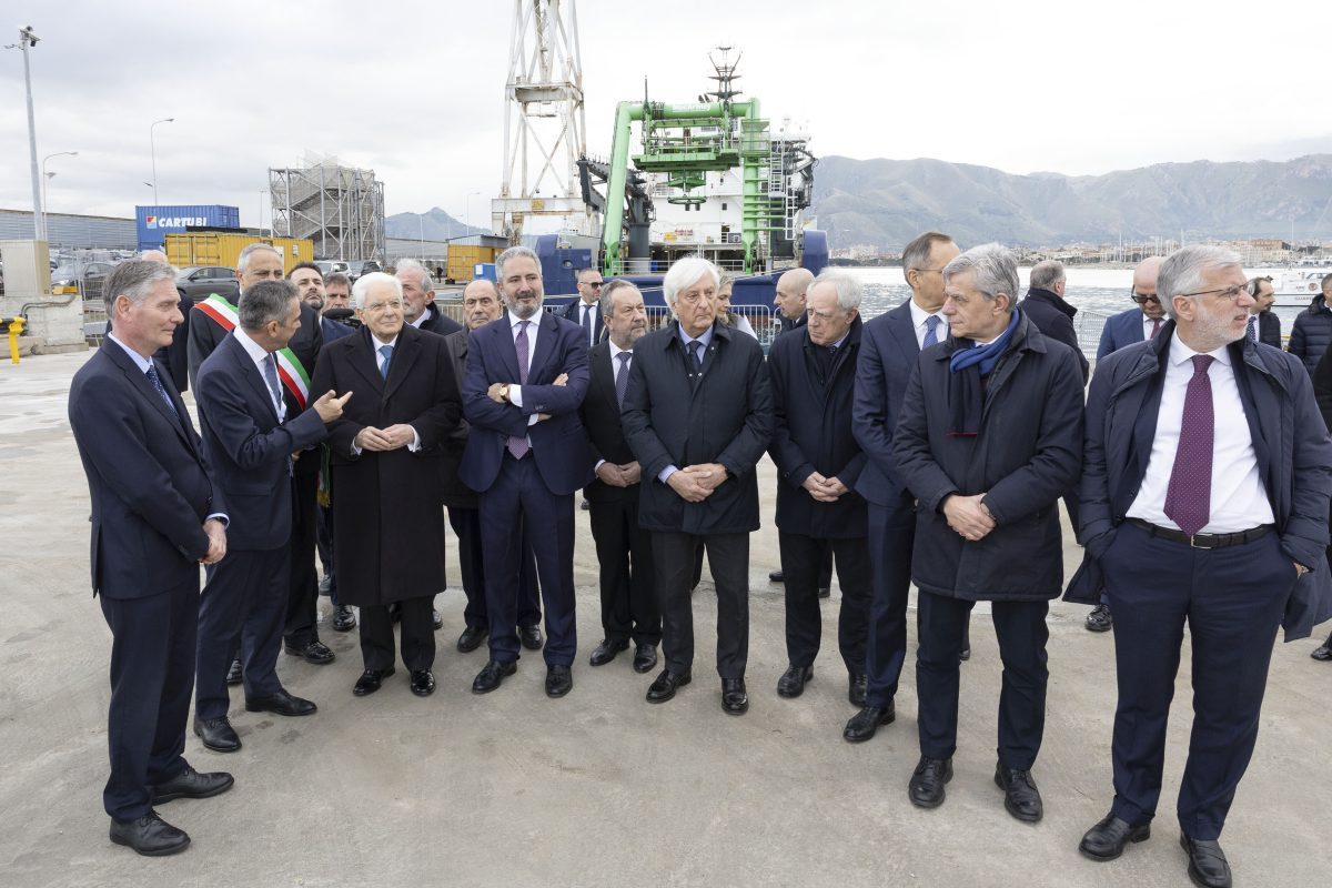 FOTO | Palermo, il Presidente della Repubblica Sergio Mattarella in visita a Fincantieri: “Complimenti alle Maestranze per il lavoro svolto”