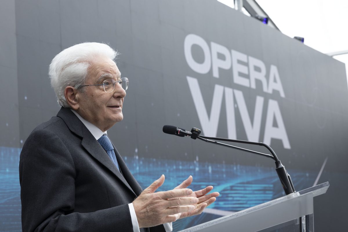 FOTO | Palermo, il Presidente della Repubblica Sergio Mattarella in visita a Fincantieri: “Complimenti alle Maestranze per il lavoro svolto”