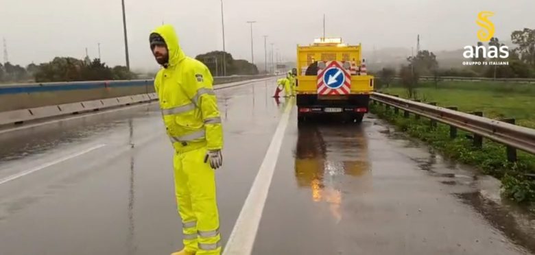 Maltempo in Sicilia, Anas: “A lavoro tutta la notte per garantire incolumità degli automobilisti”