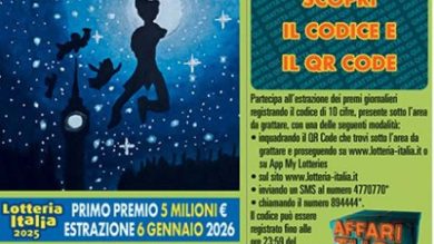 Lotteria Italia, Roma la città più fortunata: estratto nella capitale il biglietto da 5 milioni