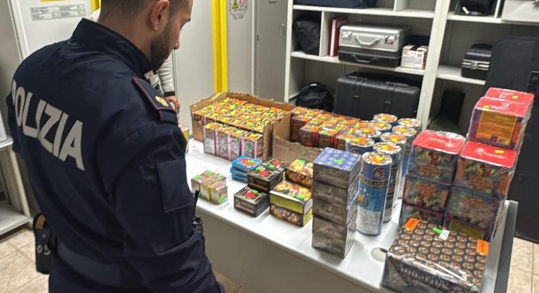 Fuochi d’artificio abusivi: blitz e sequestri della Polizia a Catania