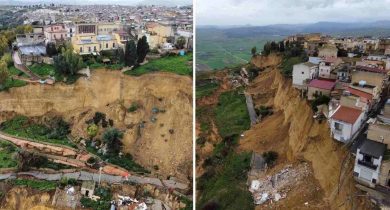 Frana a Niscemi, la zona rossa potrebbe allargarsi: “Altre 300 persone vicine all’evacuazione”