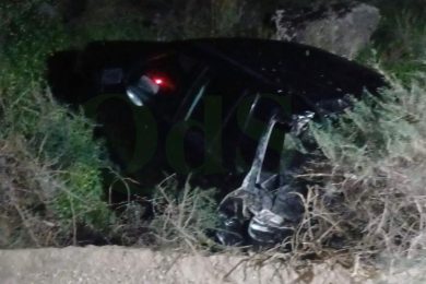 Paura nell’Agrigentino: auto in un dirupo intervento dei vigili del fuoco