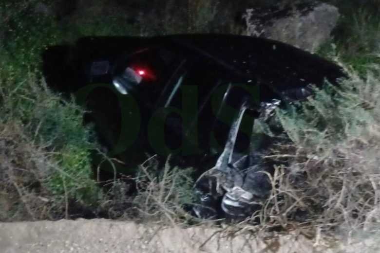 Paura nell’Agrigentino: auto in un dirupo intervento dei vigili del fuoco