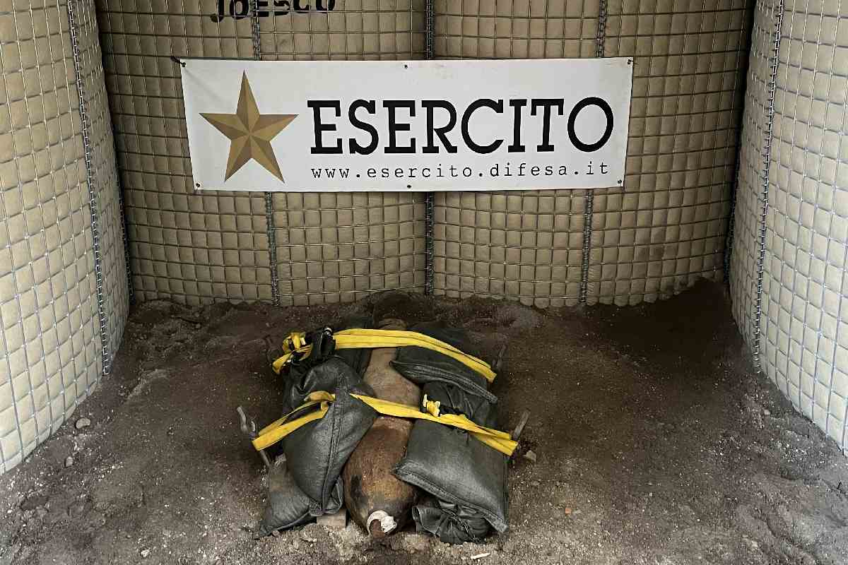 La bomba rinvenuta a Milazzo, l’Esercito fa brillare l’ordigno