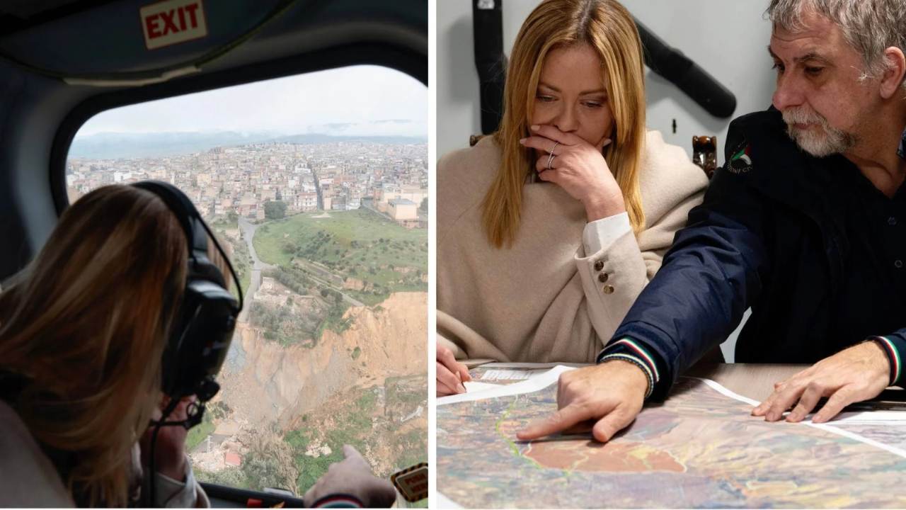 Ciclone Harry, Meloni: “In arrivo decreto con le risorse necessarie. Niscemi, non si ripeterà il 1997”