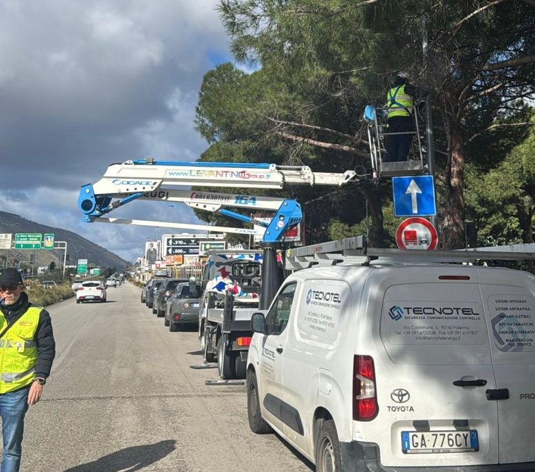 Maggiore sicurezza a Palermo, oltre 200 nuove telecamere di videosorveglianza in viale Regione Siciliana