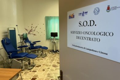 Lampedusa, aperta la nuova stanza del servizio oncologico decentrato