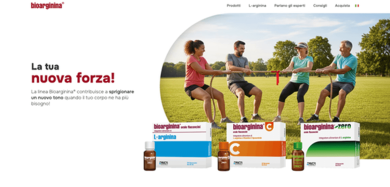 È online Bioarginina.it, il nuovo progetto digitale del brand Bioarginina® di Farmaceutici Damor