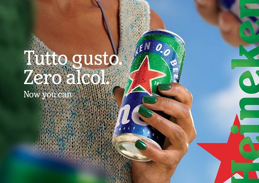Heineken spinge sulla birra analcolica e lancia il nuovo formato in lattina