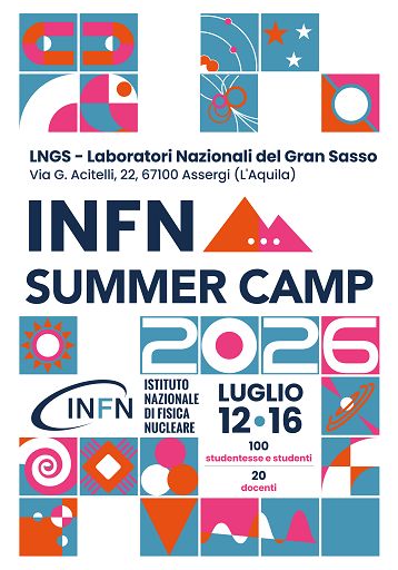 Al via le selezioni 2a edizione dell’Infn Steam Summer Camp 2026