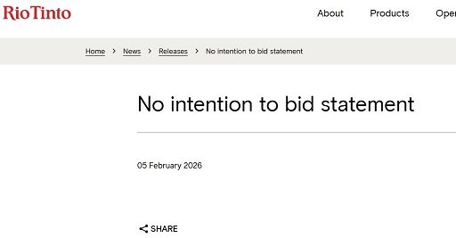 Rio Tinto-Glencore, sfuma per la sconda volta la maxi fusione