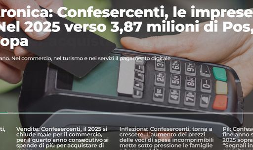 Confesercenti: le imprese accelerano sul commercio elettonico