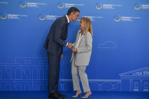 Ue, fonti Chigi: in colloquio con Meloni nessuna protesta da Sanchez