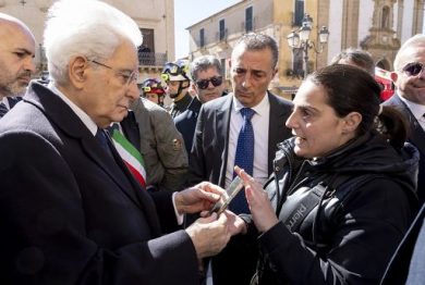 Maltempo, Mattarella a Niscemi: l’attenzione per voi è alta
