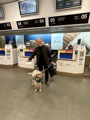 Volo test Aeroitalia da Palermo con cani di grossa taglia