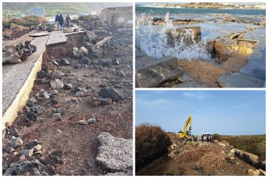 Lampedusa e Linosa devastate dal ciclone Harry, via ai lavori