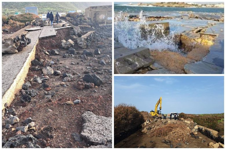 Lampedusa e Linosa devastate dal ciclone Harry, via ai lavori