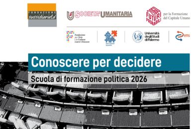 Al via il 26 febbraio la Scuola di Formazione Politica “Conoscere per decidere” 2026