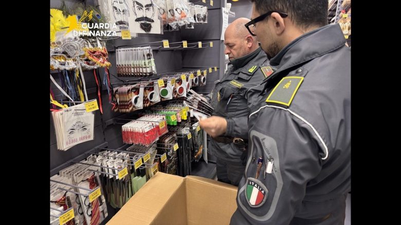VIDEO | Prodotti di Carnevale e giocattoli “non conformi”: scattano sequestri nel Palermitano