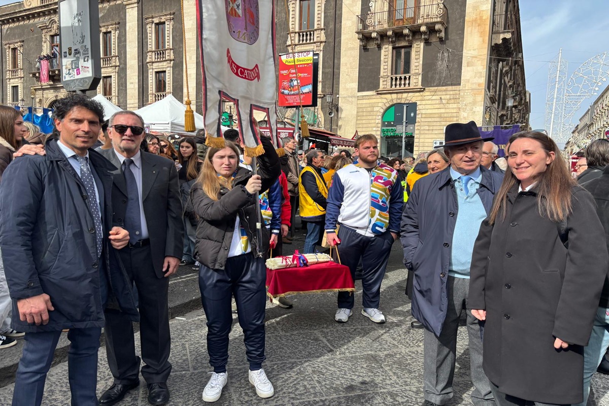 Cus Catania alla processione offerta della cera - Sant'Agata 2026