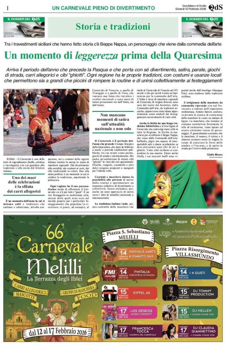 Un Carnevale pieno di divertimento