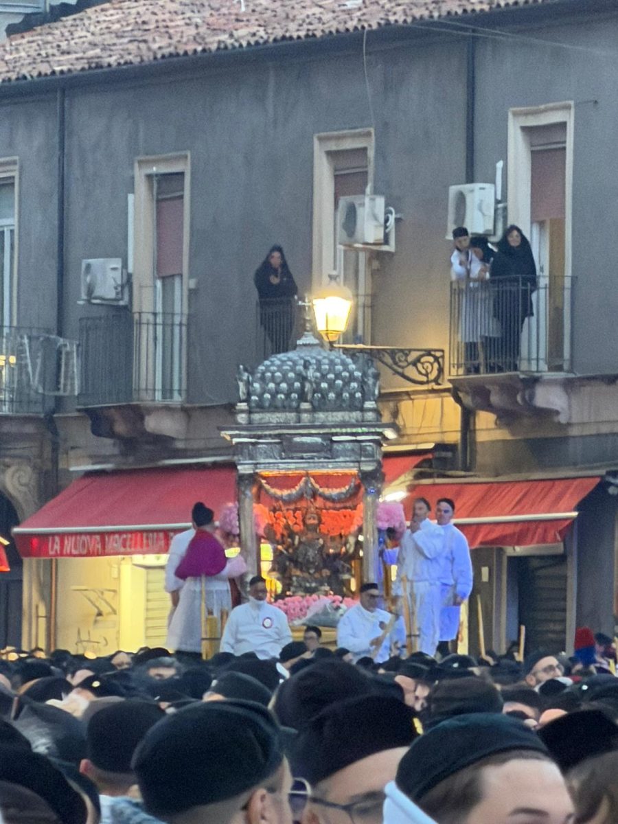 Fercolo entra in piazza Carlo Alberto - QdS, Federico Rosa