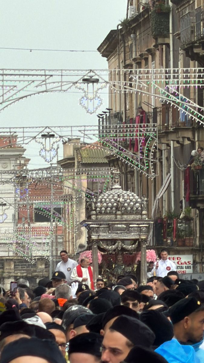 Fercolo di Sant'Agata in piazza Cutelli - QdS, Federico Rosa