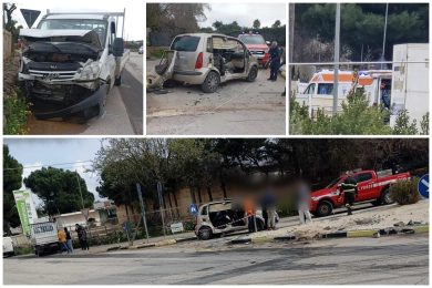 Violento schianto auto-camion nel Ragusano: due i feriti, interviene l’elisoccorso