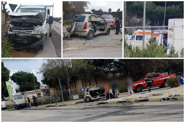 Violento schianto frontale auto-camion nel Ragusano: due i feriti, interviene l’elisoccorso