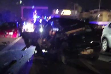 Scontro tra autocarro, furgone e tre auto sull’A19 Palermo-Catania: cinque feriti e traffico bloccato