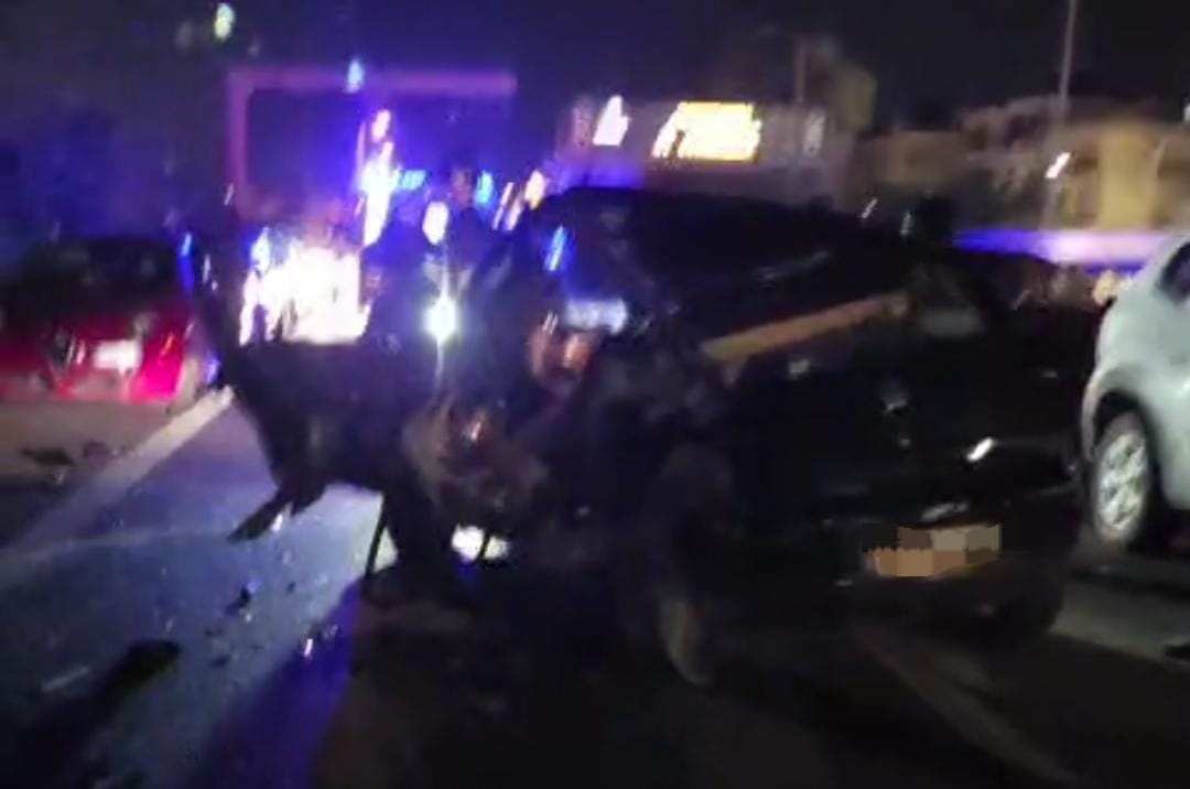 Scontro tra autocarro, furgone e tre auto sull’A19 Palermo-Catania: cinque feriti e traffico bloccato