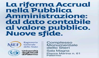 “La riforma Accrual nella Pubblica Amministrazione”, il dibattito a Palermo