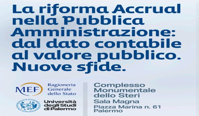 “La riforma Accrual nella Pubblica Amministrazione”, il dibattito a Palermo