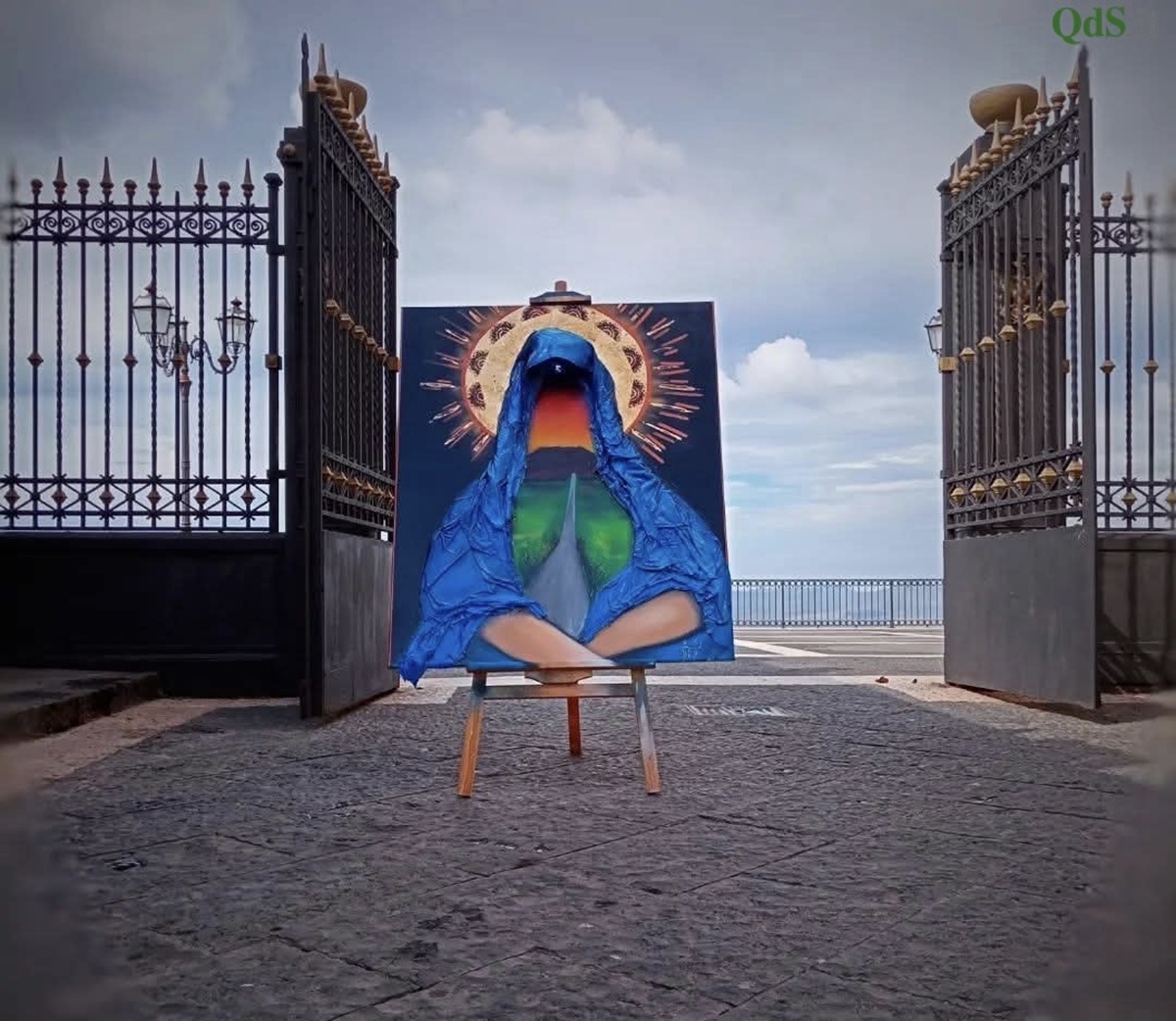 Niscemi, oltre la frana: i colori di Turi è Tinto per disegnare la speranza e dire “vietato arrendersi”