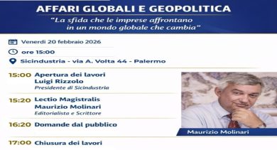 Geopolitica, affari globali e imprese: Lectio Magistralis di Maurizio Molinari in Sicindustria