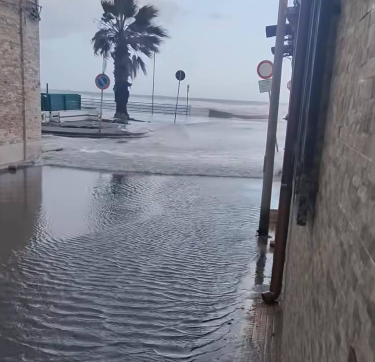 Maltempo a Villafranca Tirrena - Foto da Facebook