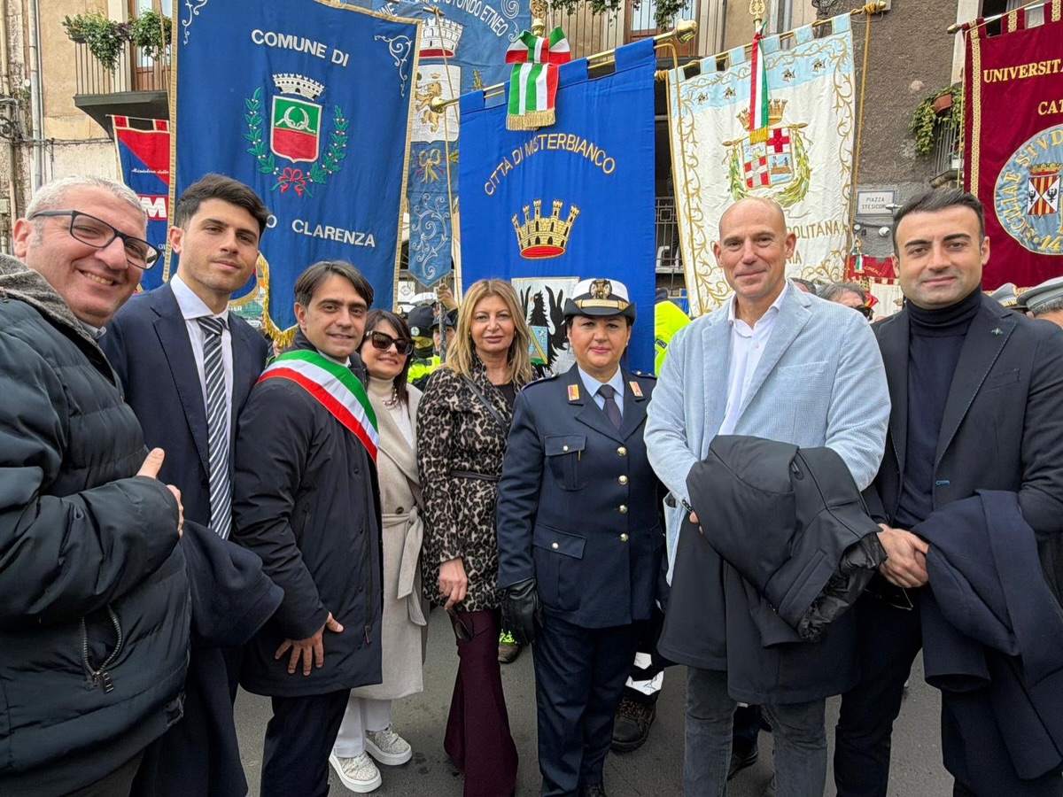 Marco Corsaro partecipa ai festeggiamenti agatini - FB, Marco Corsaro