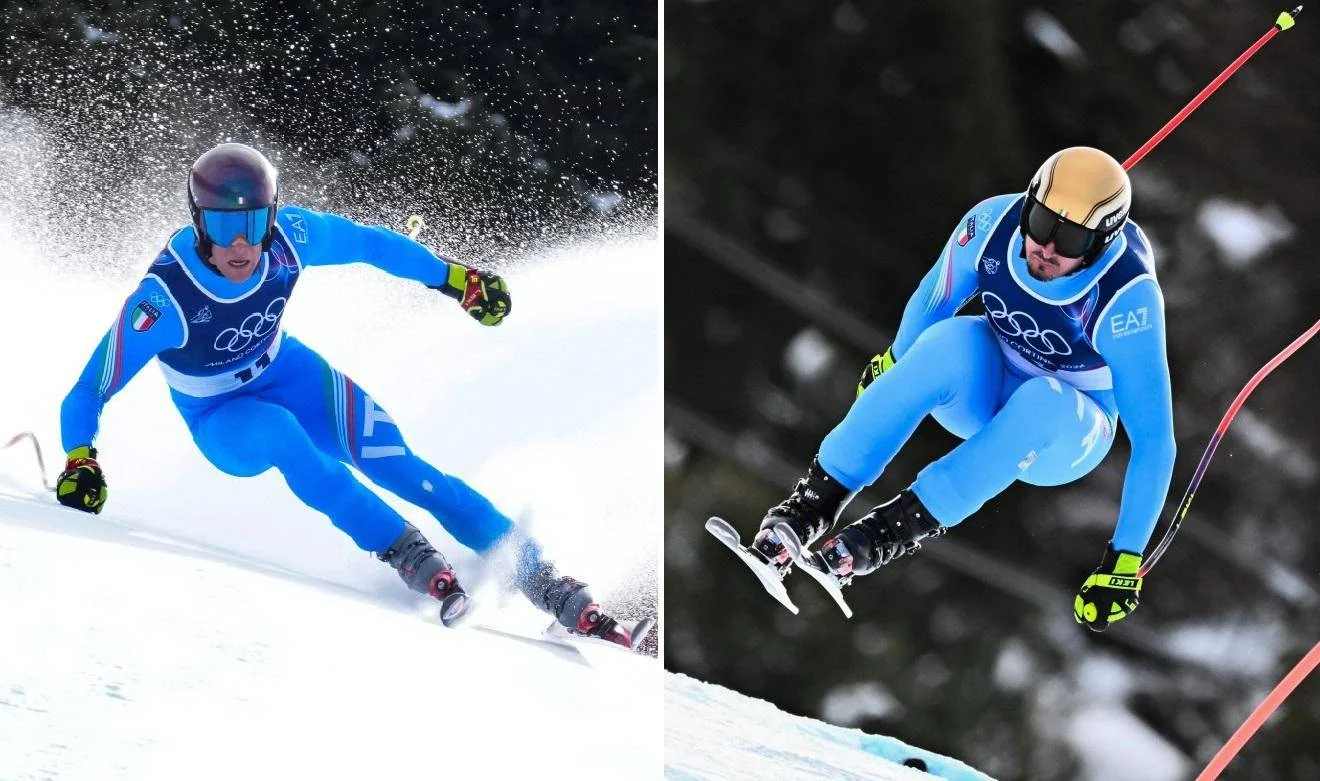Milano-Cortina 2026, l’Italia parte con due medaglie: Franzoni e Paris argento e bronzo in discesa